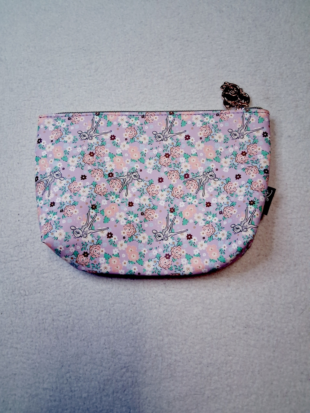 Disney Floral Bambi Pink Makeup Pouch